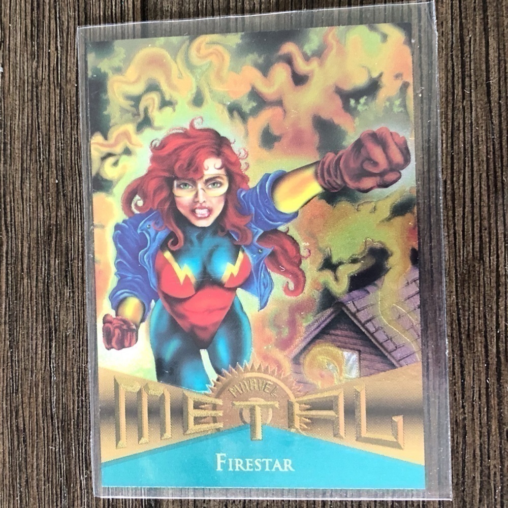 1995 Marvel Metal trading card: Fire Starter #